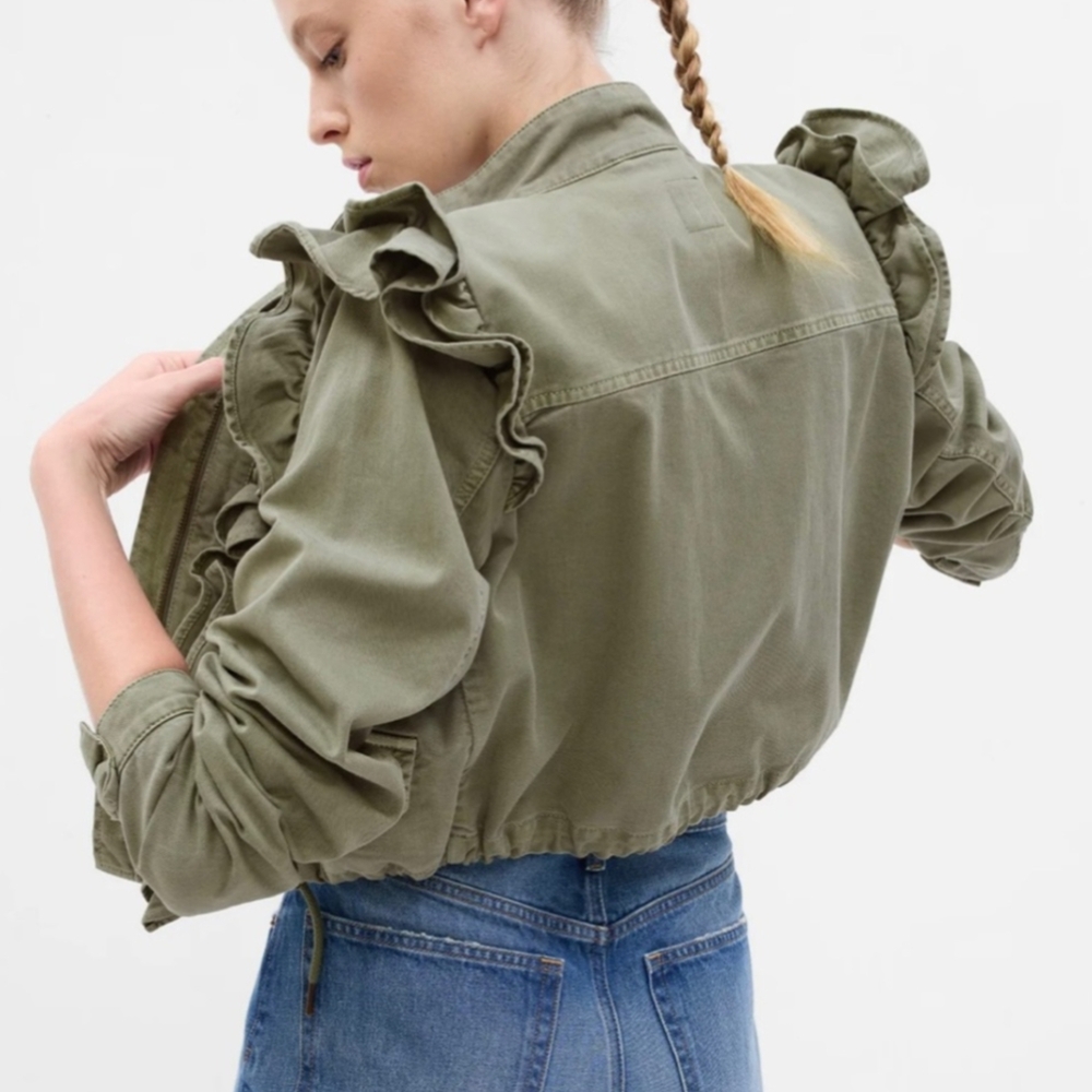 Loveshackfancy Utility Jacket Size S - image 2